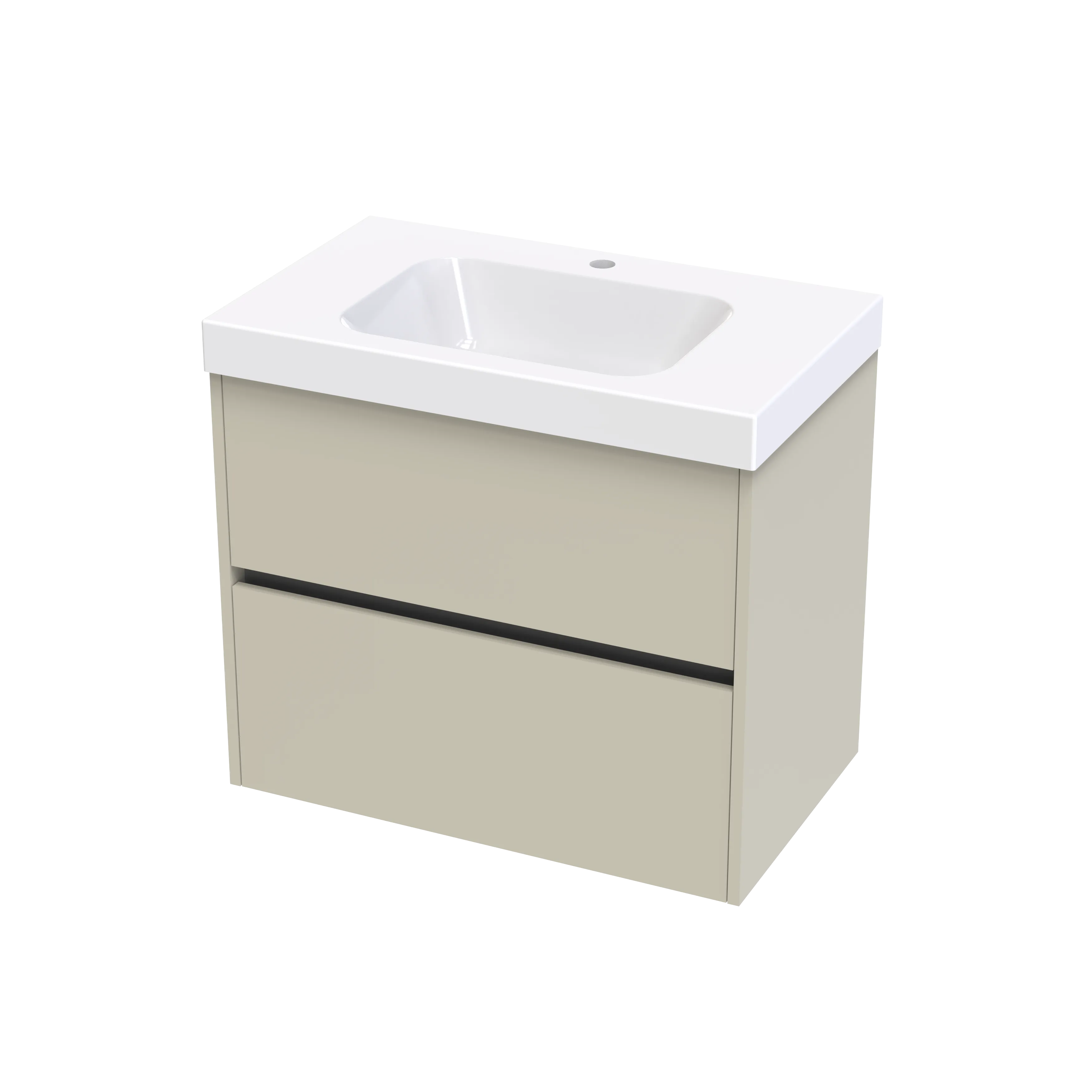 Cara Syrtari 750 2 Drawer Wall Vanity