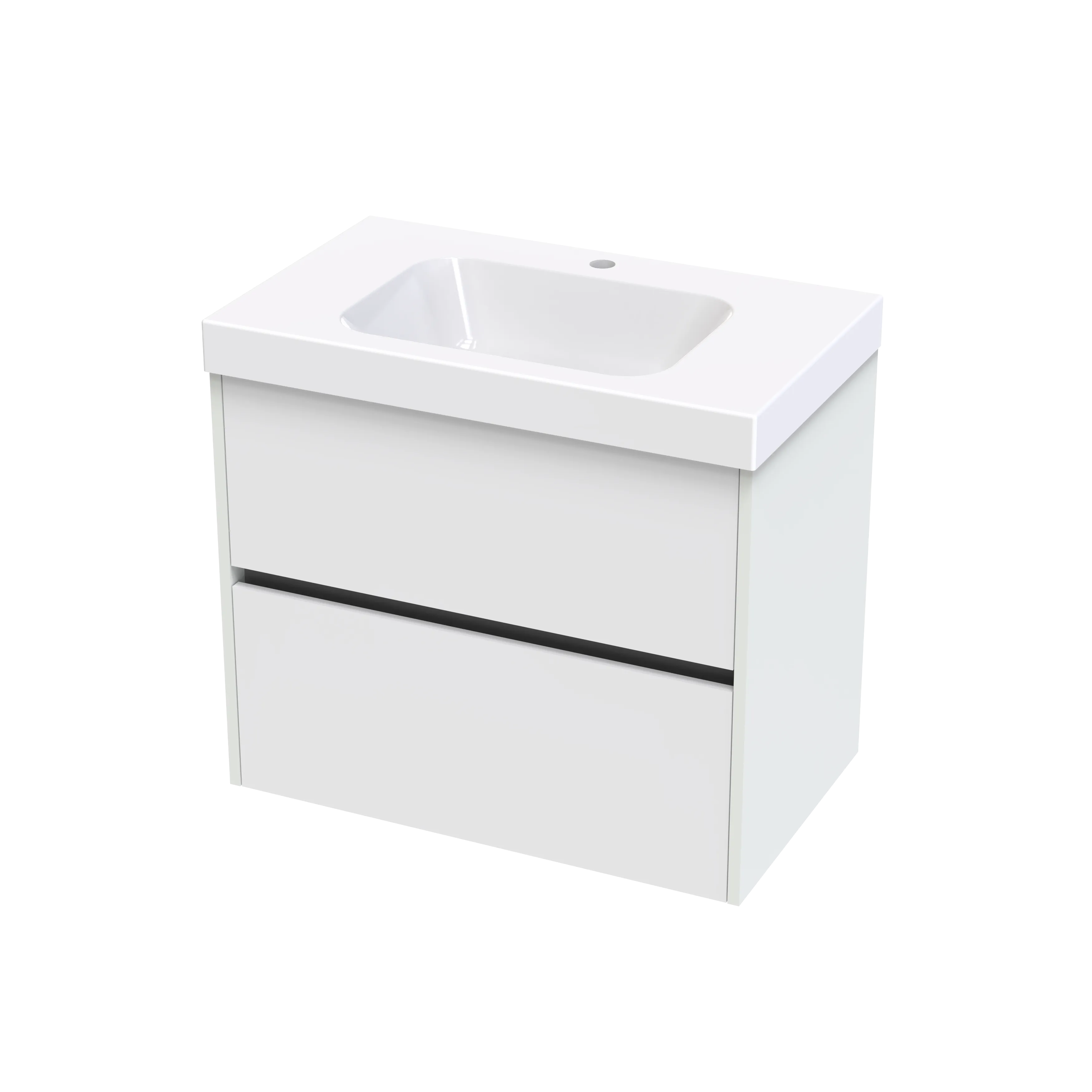 Cara Syrtari 750 2 Drawer Wall Vanity