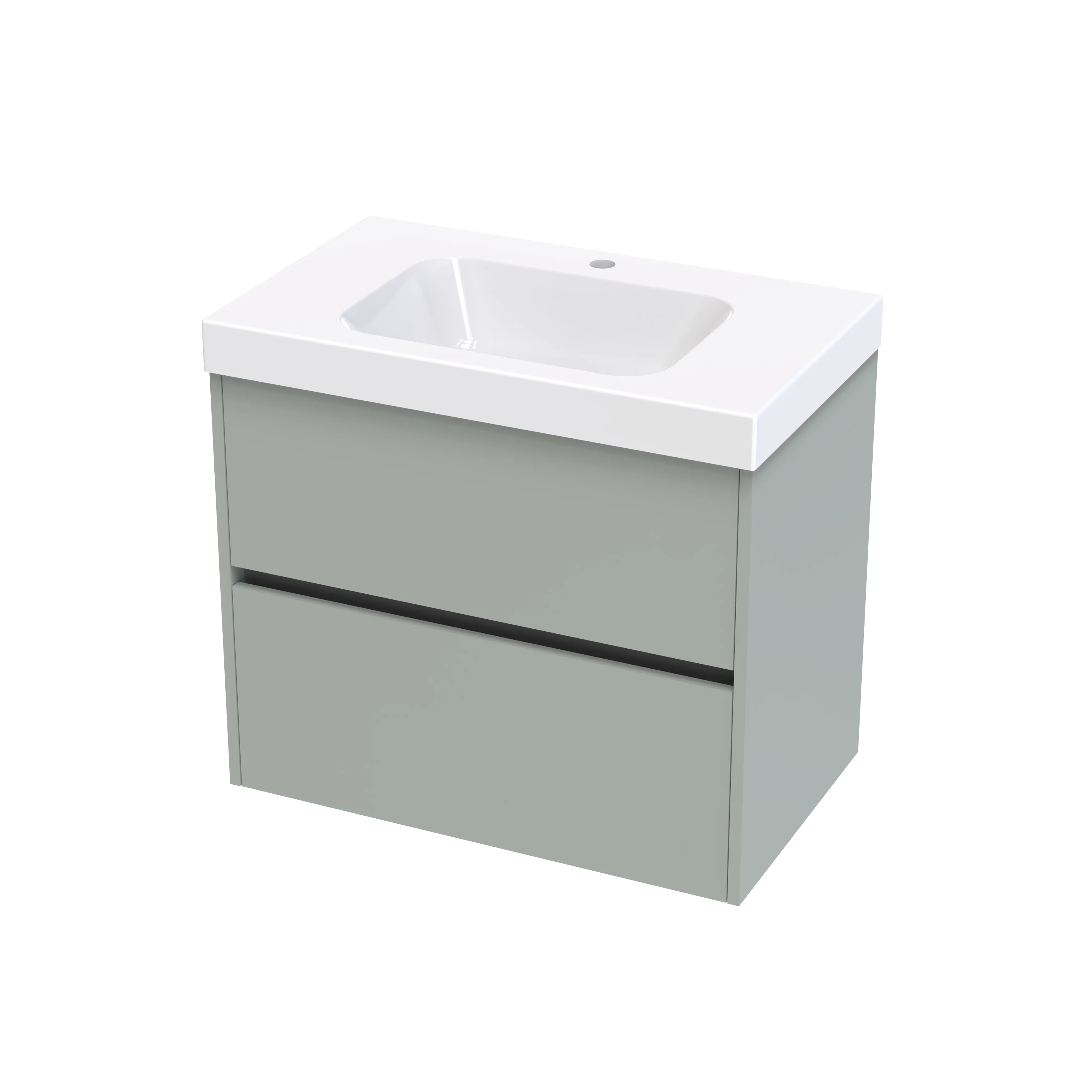 Cara Syrtari 750 2 Drawer Wall Vanity