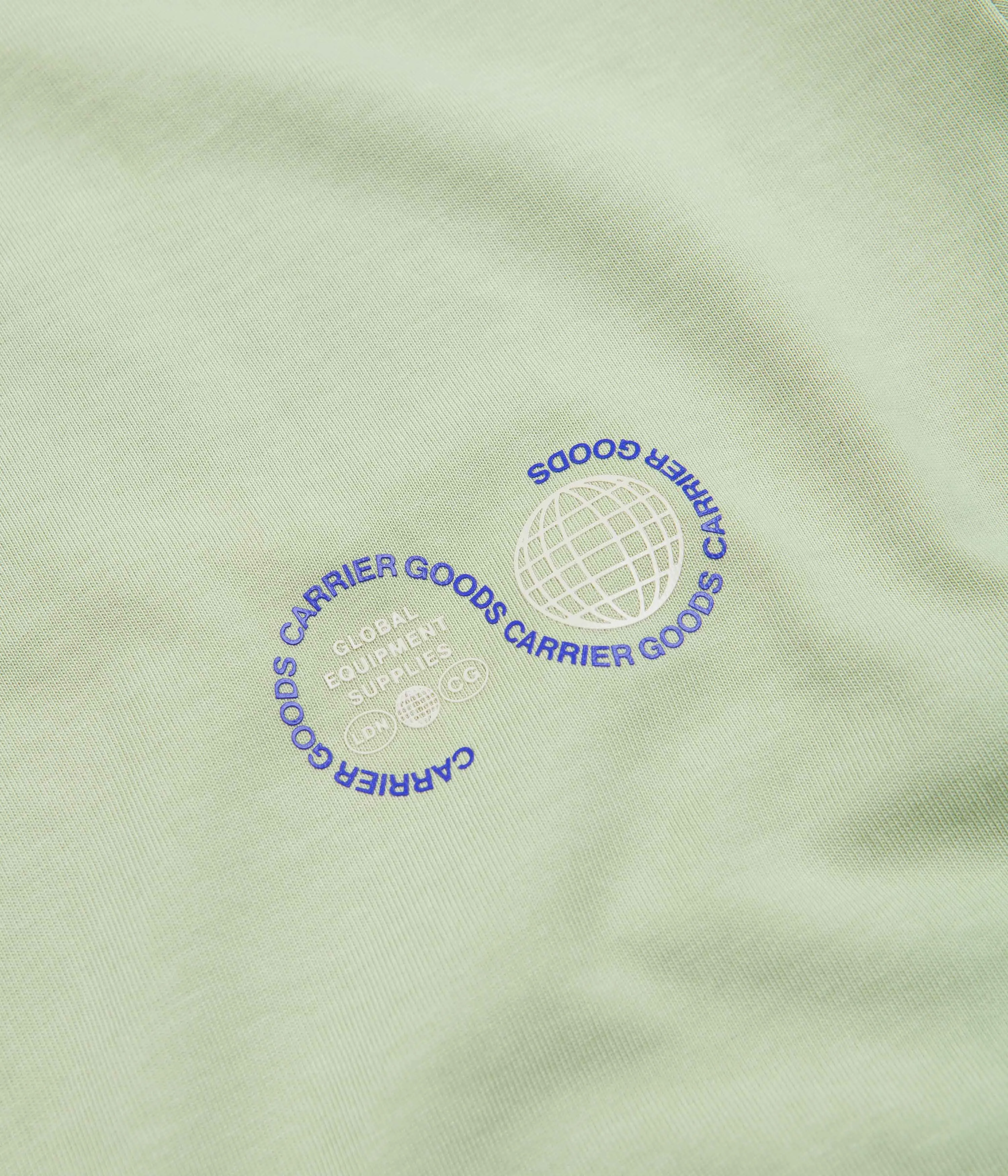 Carrier Goods Globe T-Shirt - Reseda Green