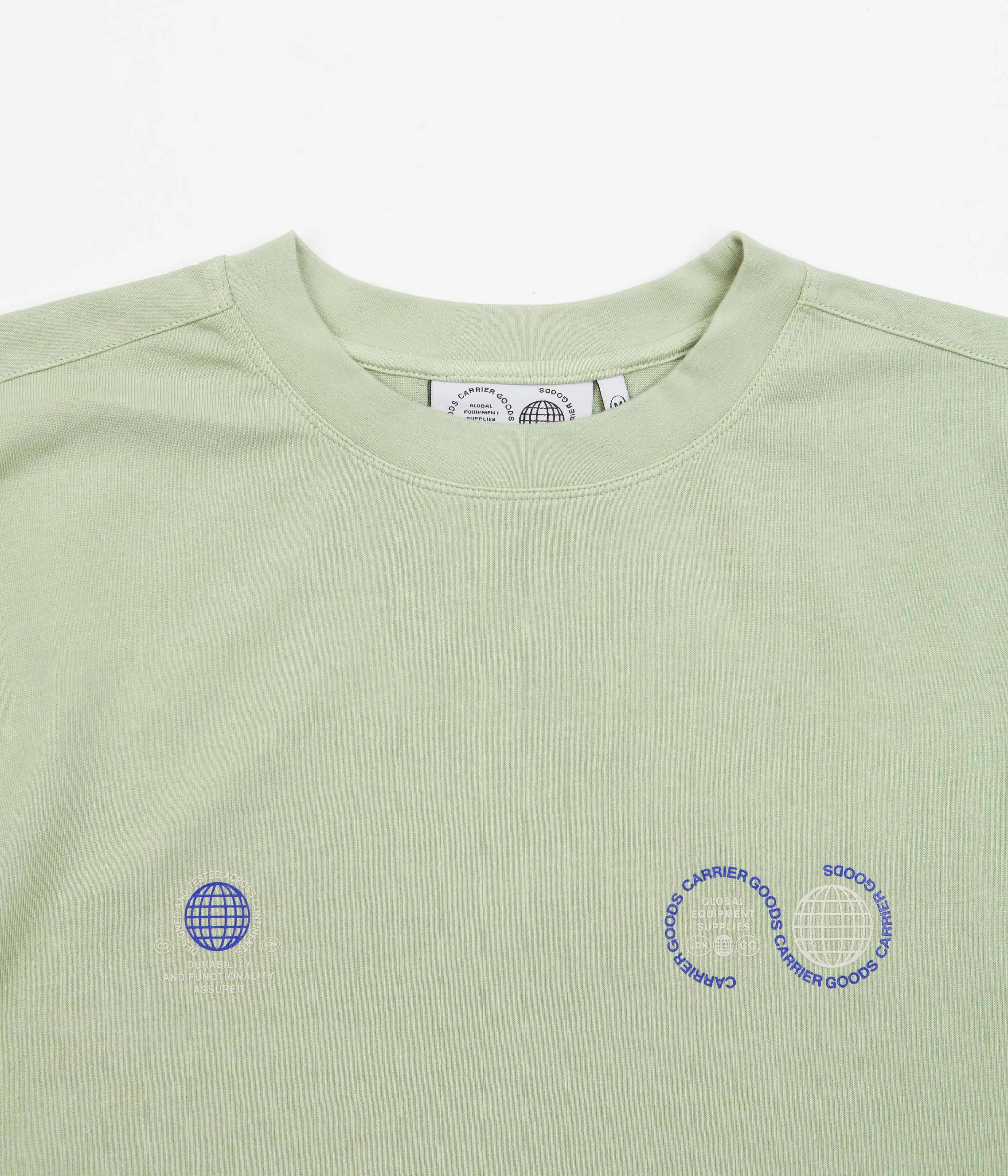 Carrier Goods Globe T-Shirt - Reseda Green