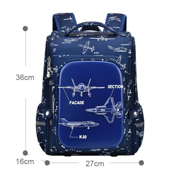 Cartoon Schoolbag for Primary School Students - All-in-One Large Capacity Backpack