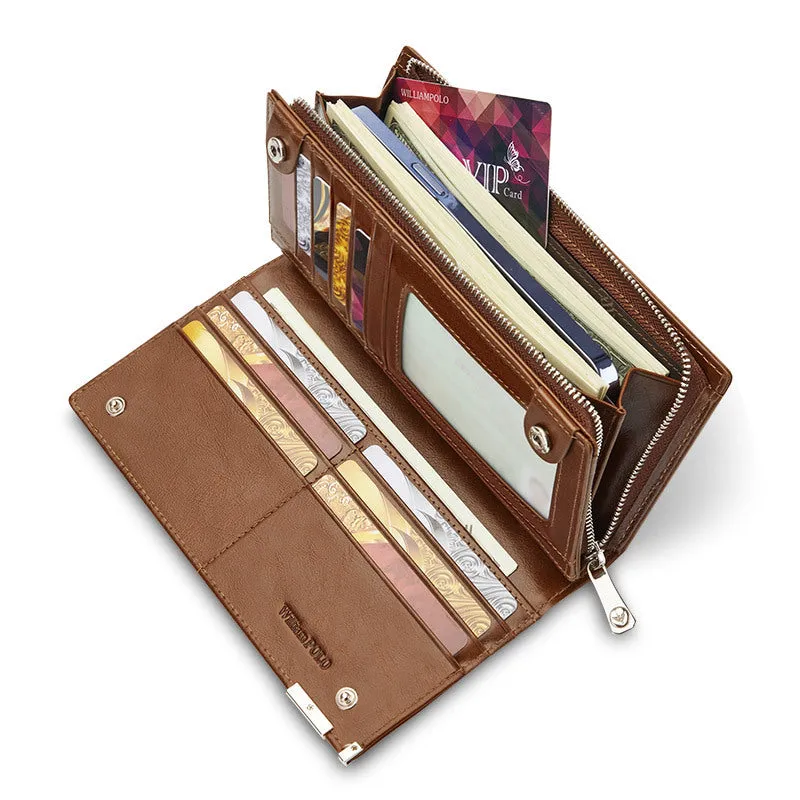 Cash Bag Cowhide Wallet
