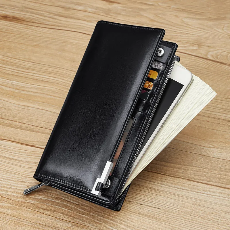 Cash Bag Cowhide Wallet