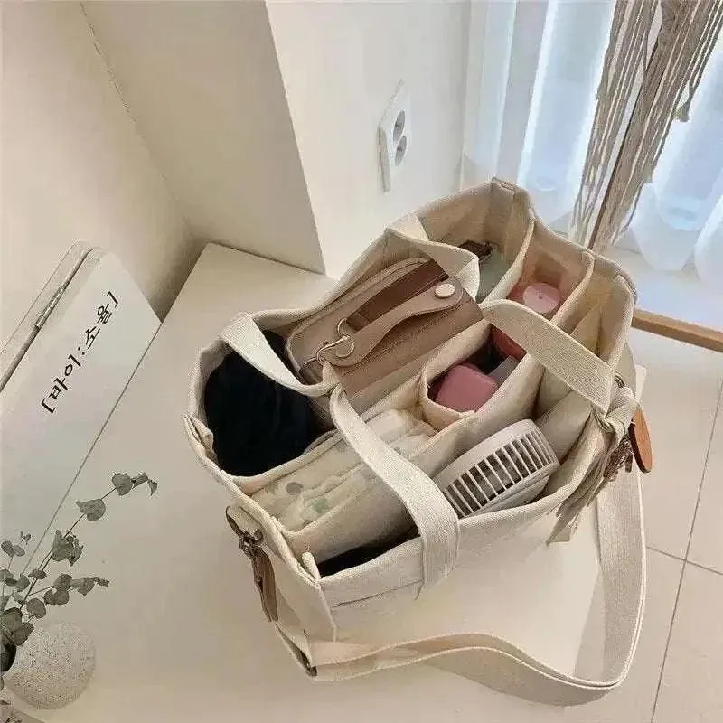 Casual Canvas Handbag - Stylish Women's Everyday Bag - WSH002