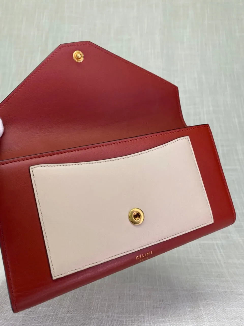 Celine Preloved Multi-Color Wallet