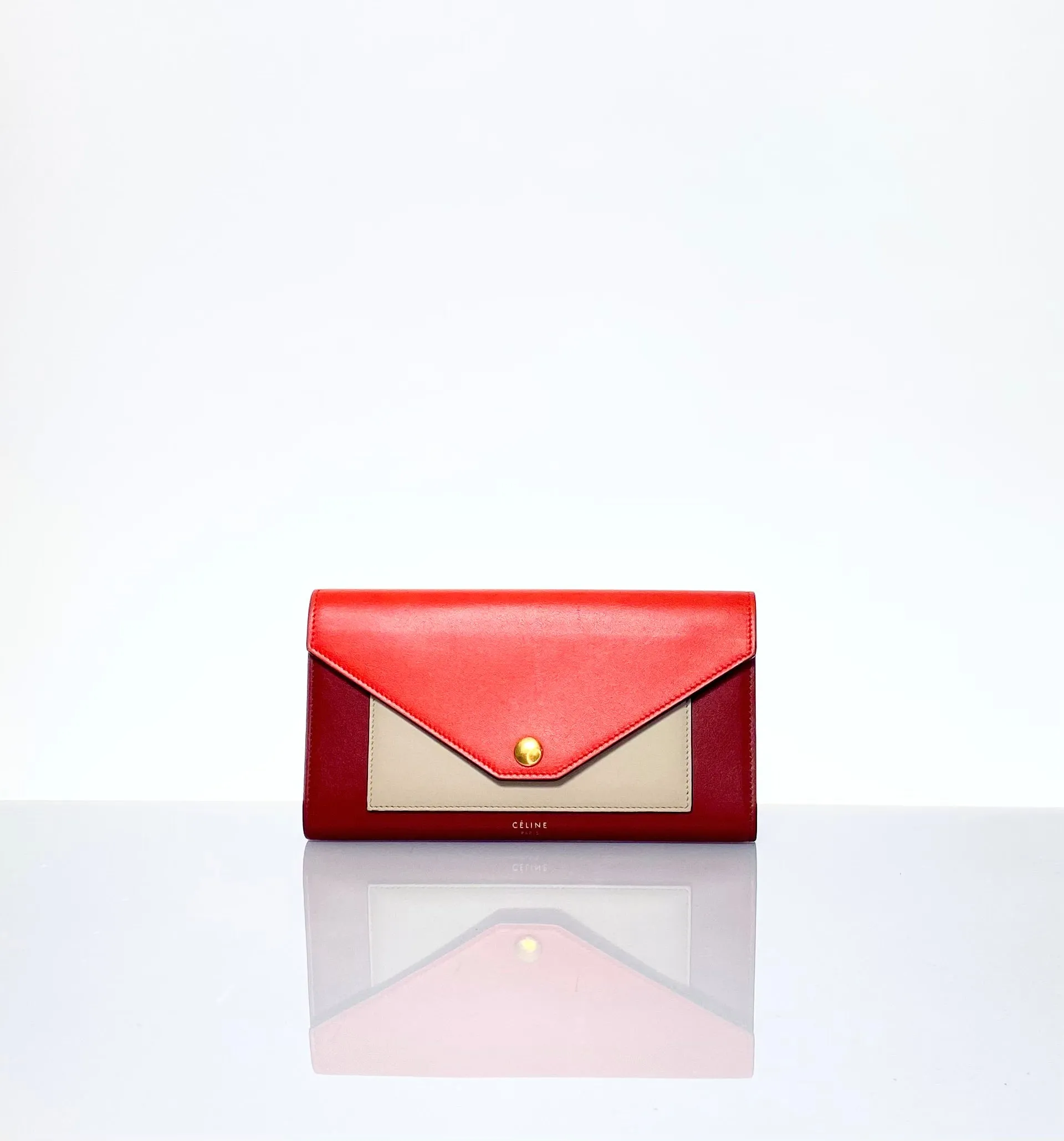 Celine Preloved Multi-Color Wallet