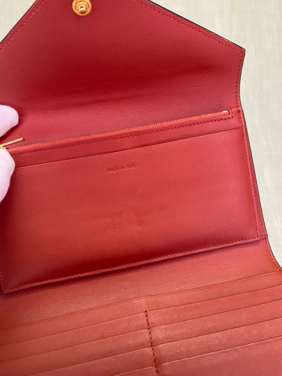 Celine Preloved Multi-Color Wallet