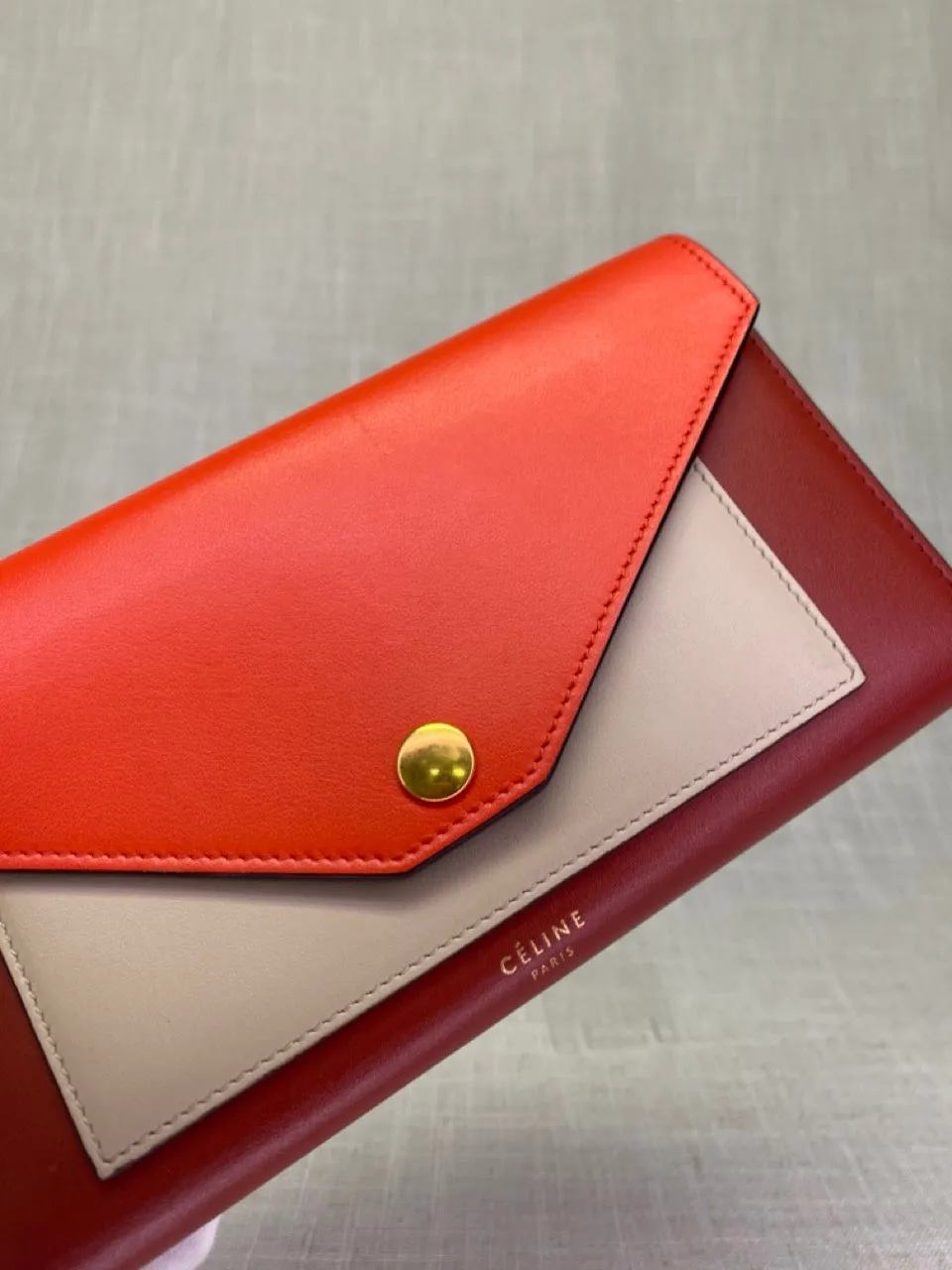 Celine Preloved Multi-Color Wallet