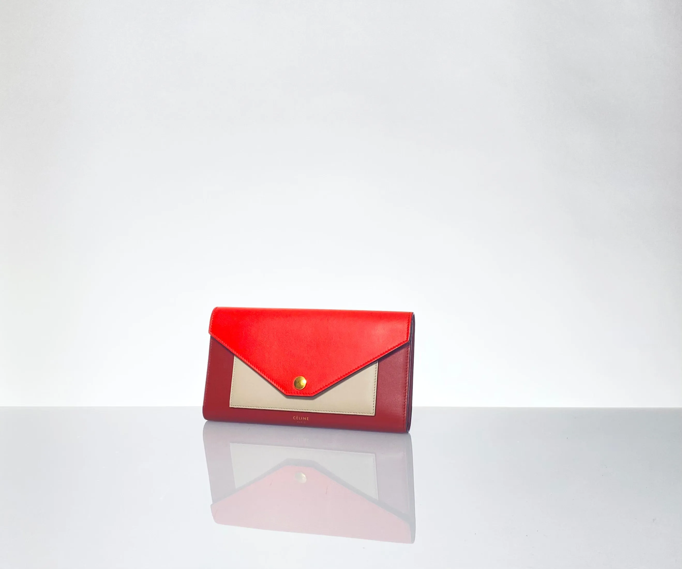 Celine Preloved Multi-Color Wallet