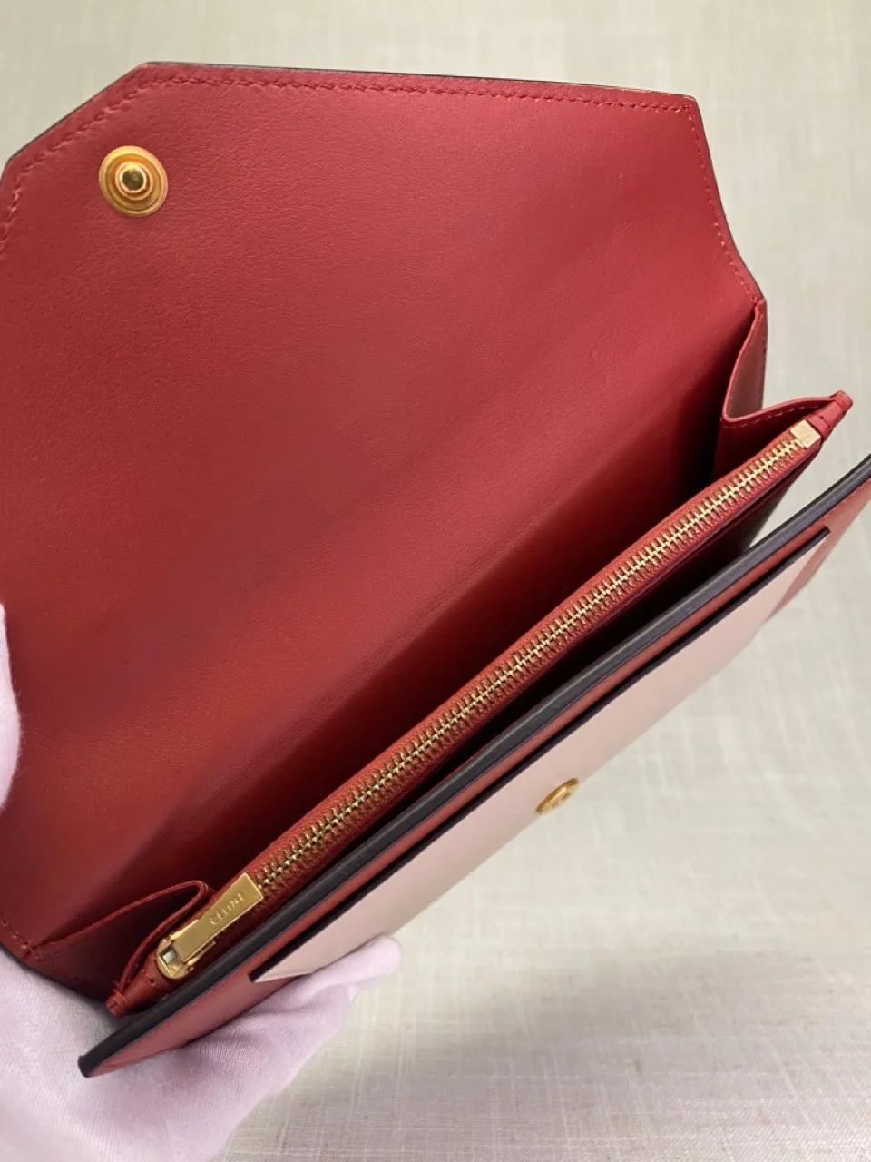 Celine Preloved Multi-Color Wallet