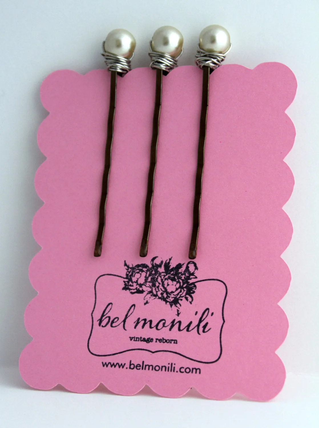 Champagne Pearl Bobby Pins