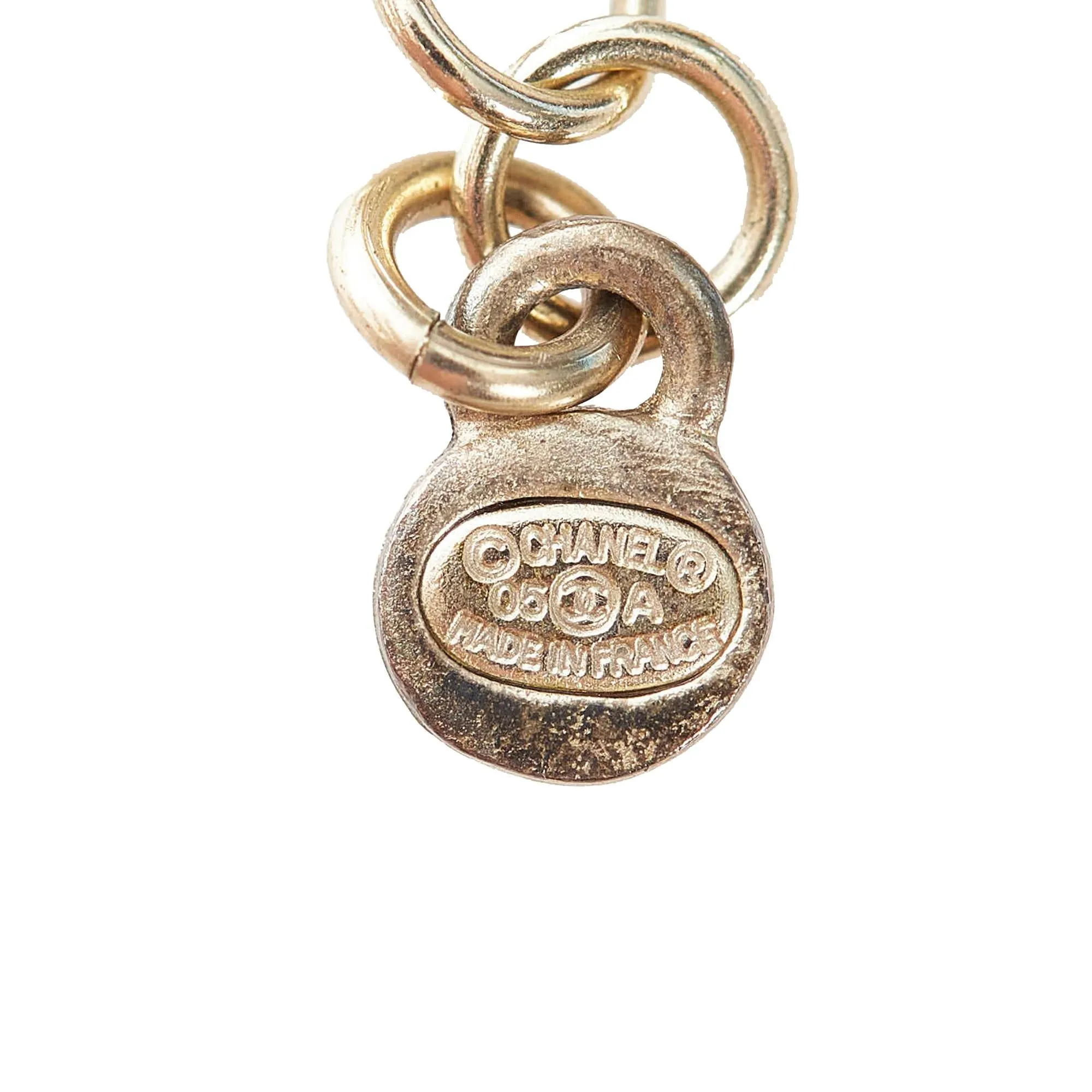 Chanel CC Faux Pearl Pendant Necklace (SHG-30618)