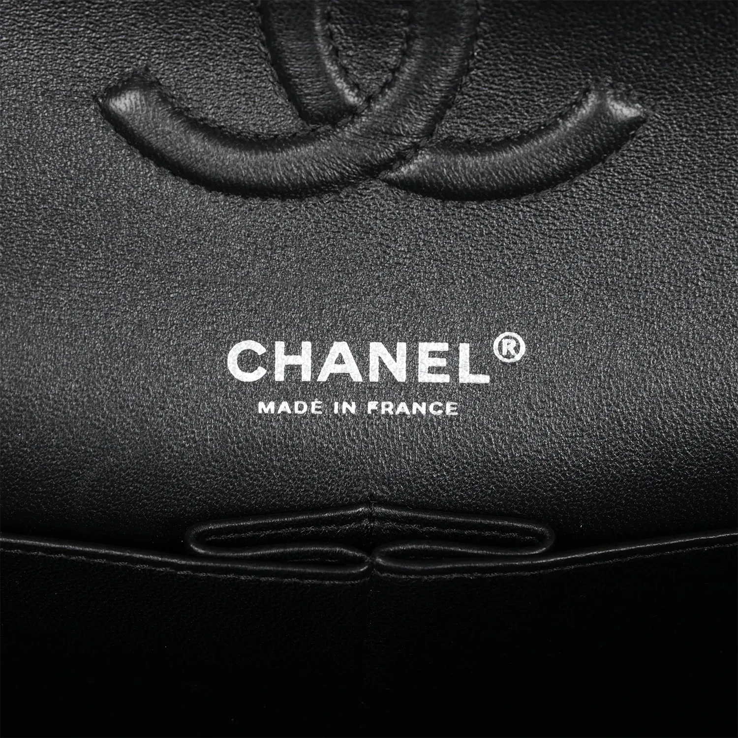 Chanel Medium Classic Double Flap Bag Black Velvet Ruthenium Hardware