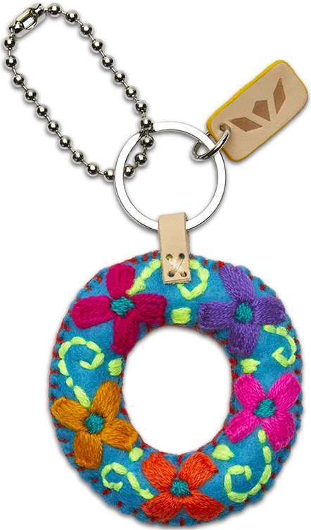 Charms Turquoise Felt Alphabet