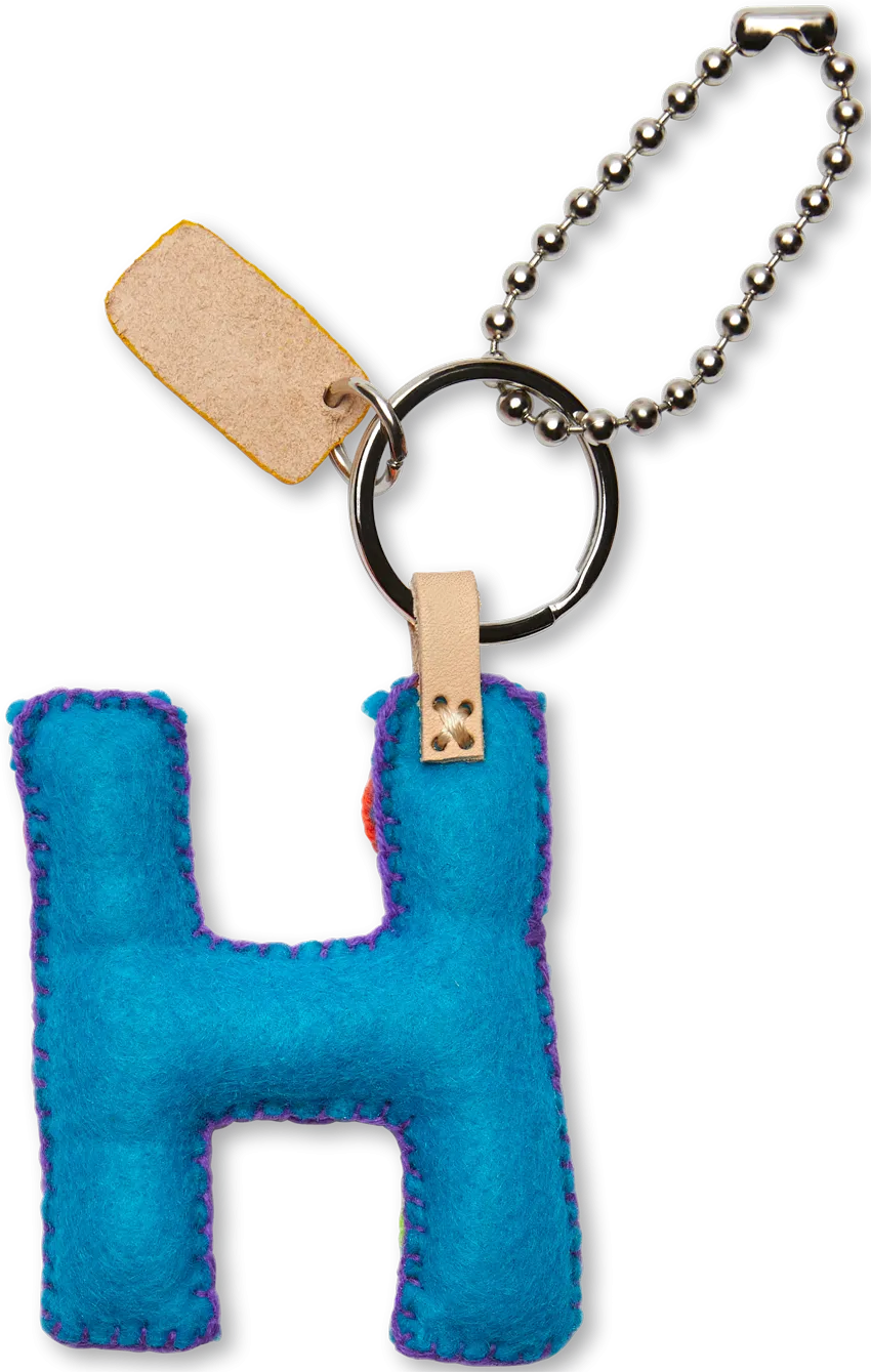 Charms Turquoise Felt Alphabet