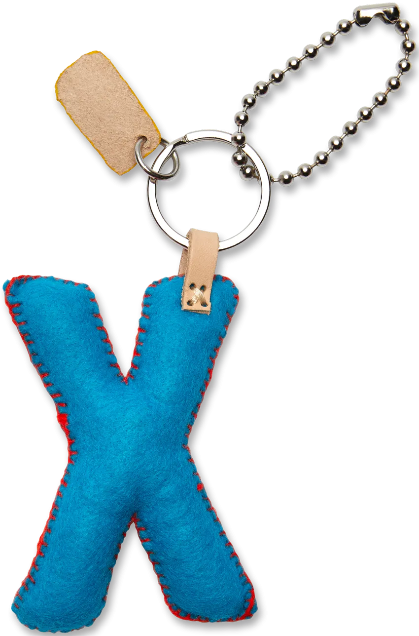 Charms Turquoise Felt Alphabet