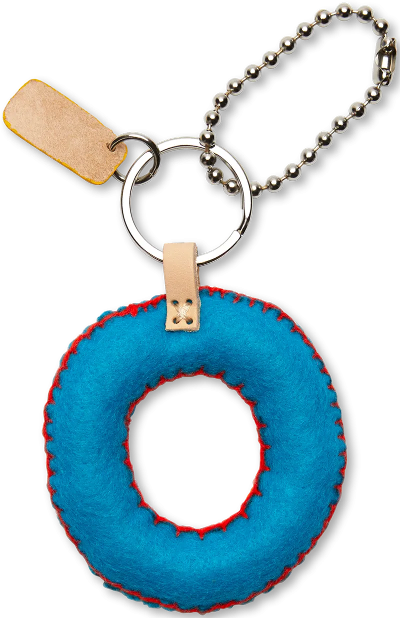 Charms Turquoise Felt Alphabet