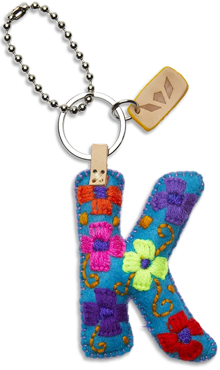 Charms Turquoise Felt Alphabet