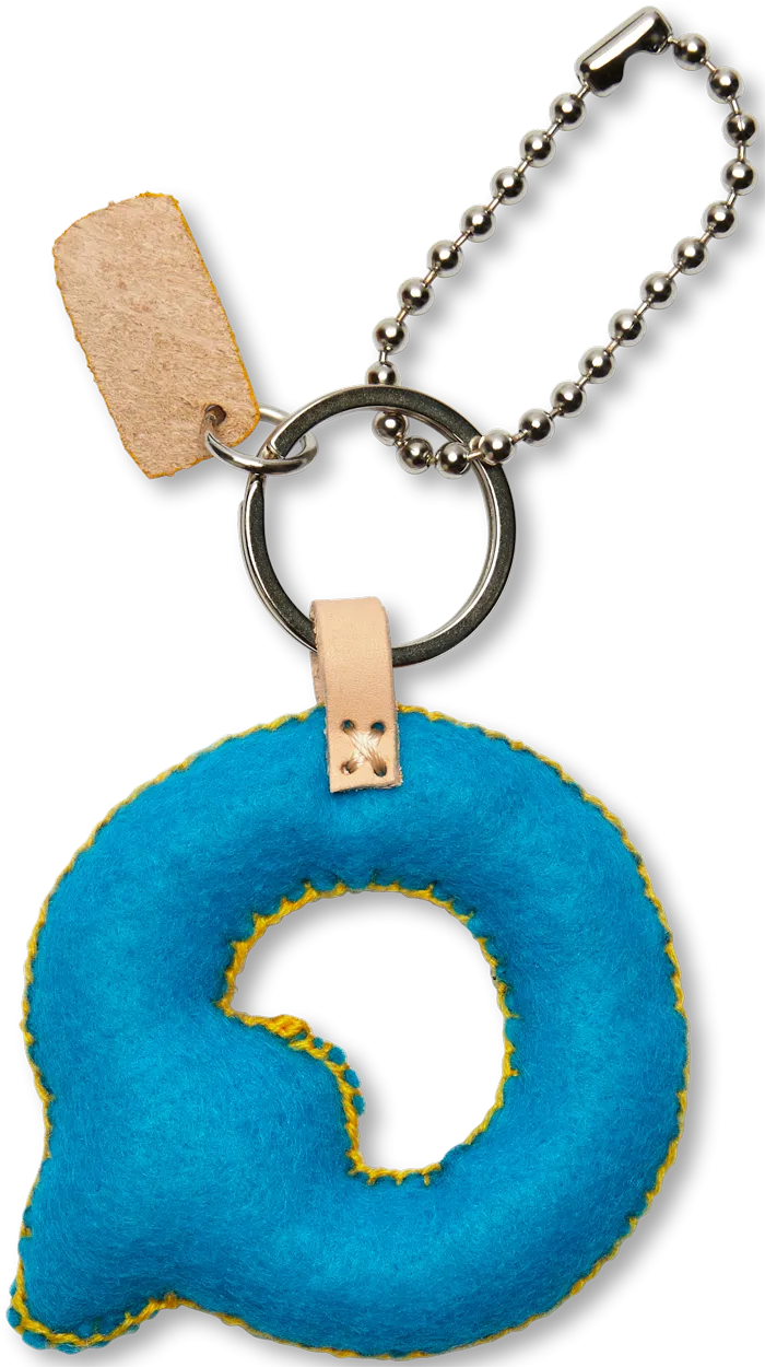 Charms Turquoise Felt Alphabet