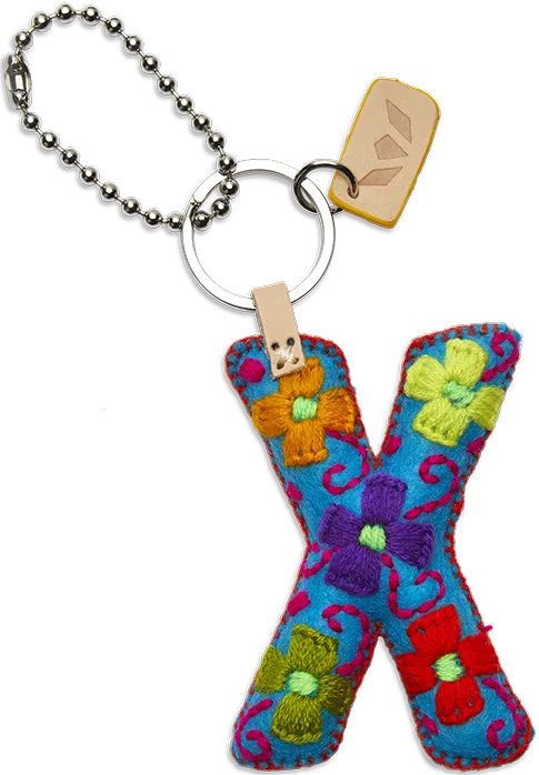 Charms Turquoise Felt Alphabet