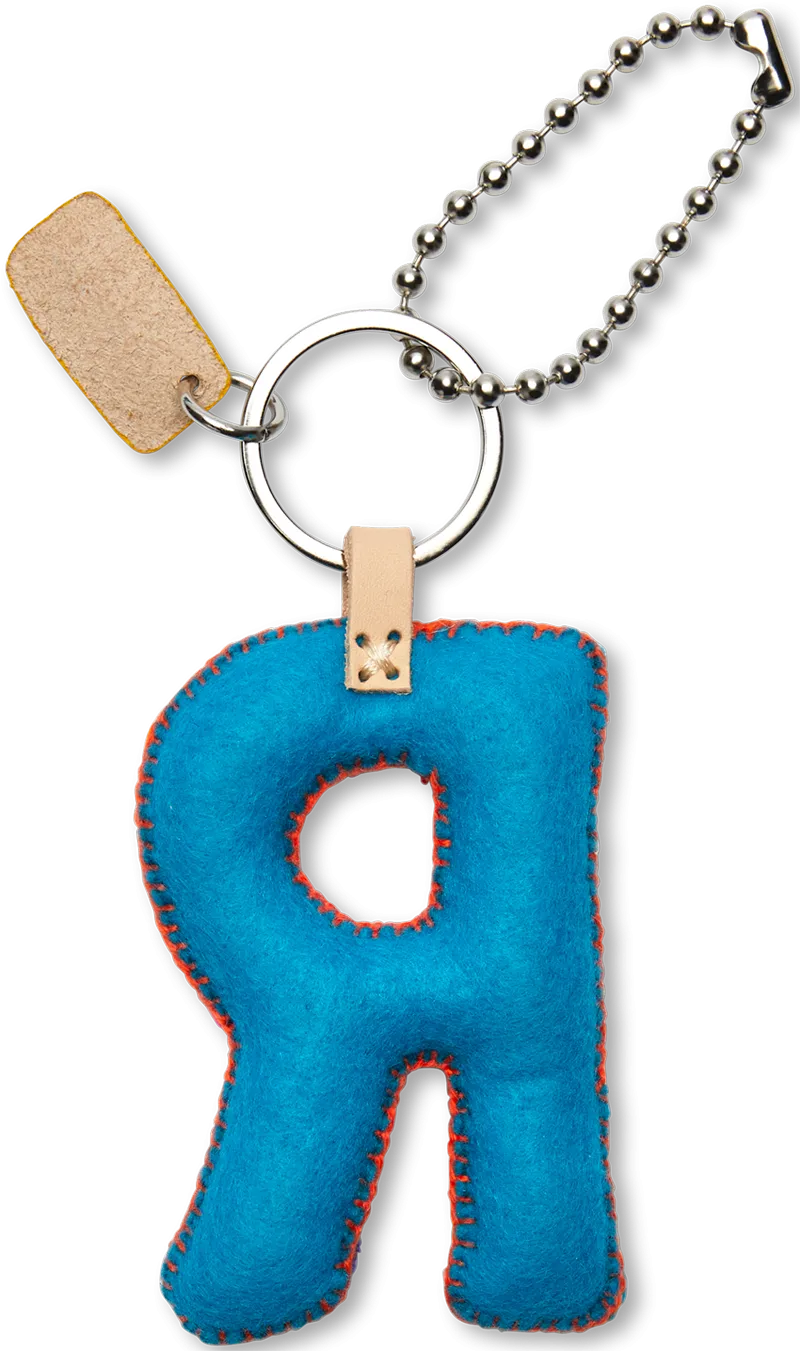 Charms Turquoise Felt Alphabet