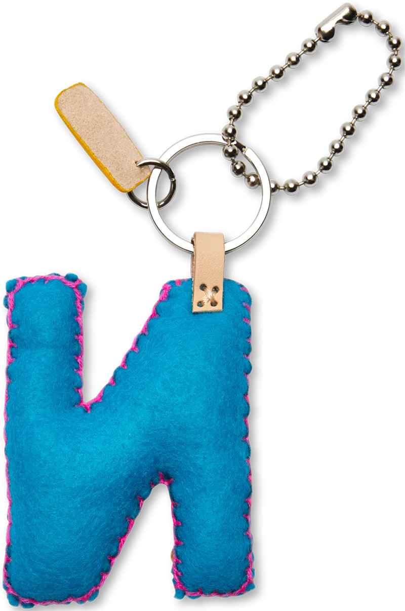 Charms Turquoise Felt Alphabet