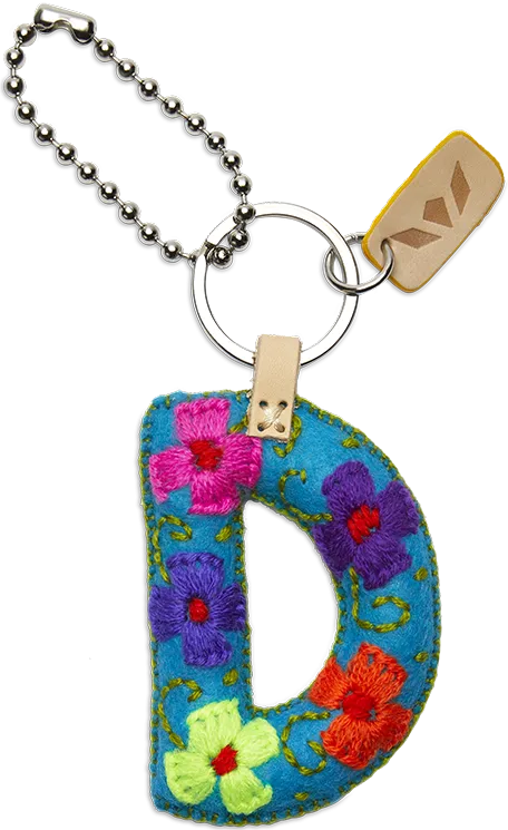 Charms Turquoise Felt Alphabet