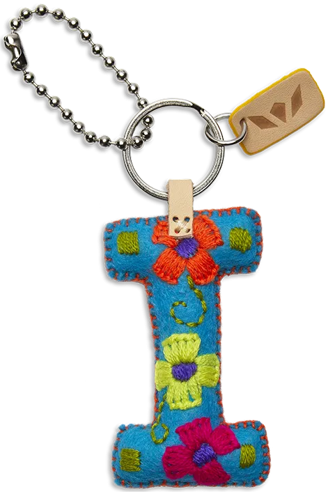 Charms Turquoise Felt Alphabet