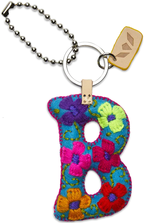 Charms Turquoise Felt Alphabet