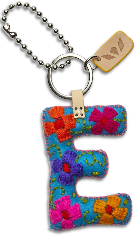 Charms Turquoise Felt Alphabet