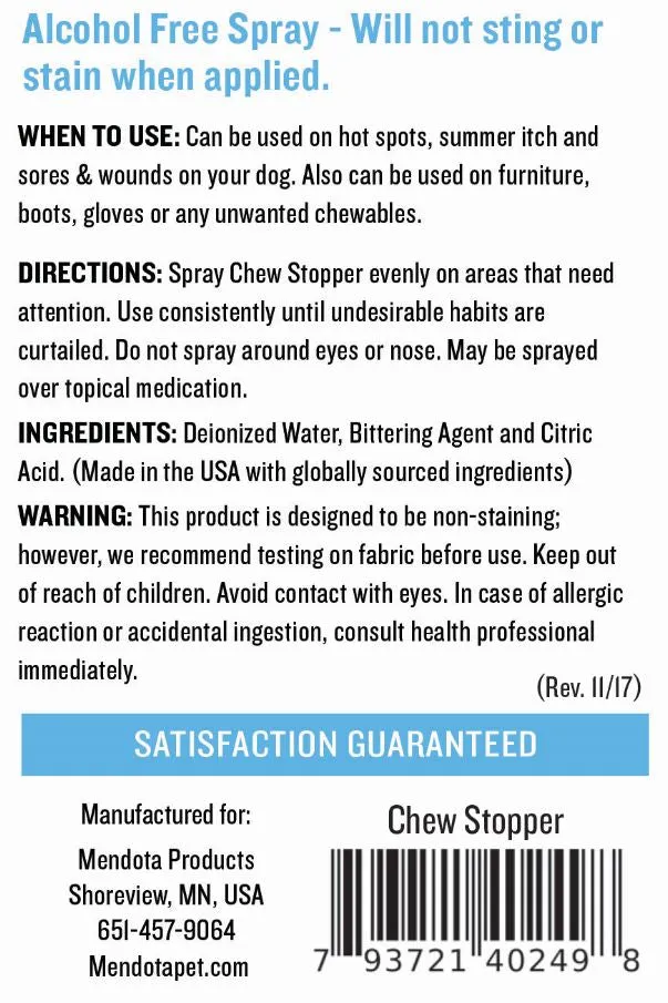 Chew Stopper - 8 oz. spray