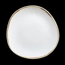 CHURCHILL SUPER VITRIFIED ORGANIC ROUND  PLATE 26.4 CM