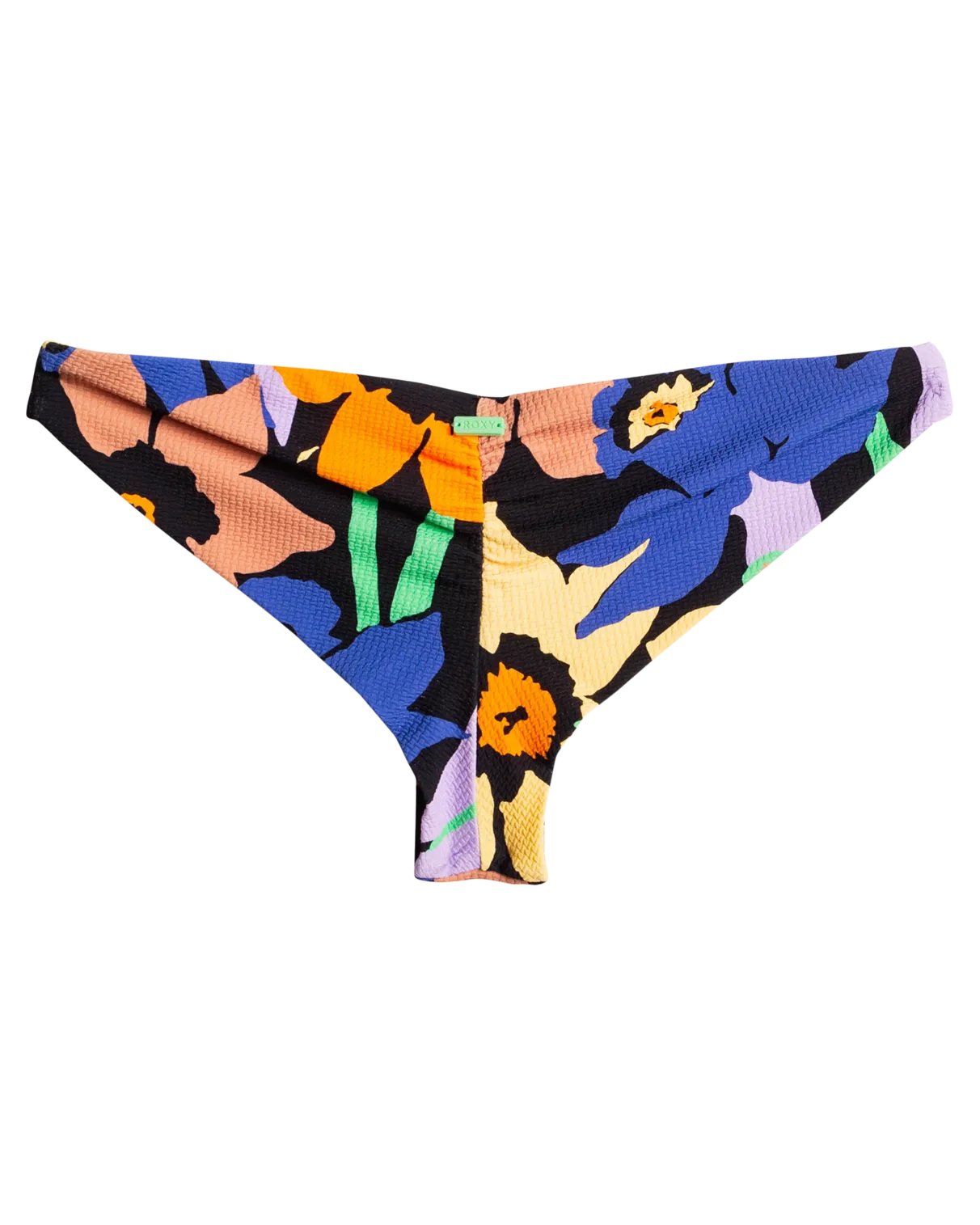Color Jam Cheeky Bikini Bottoms in Anthracite Flower Jammin