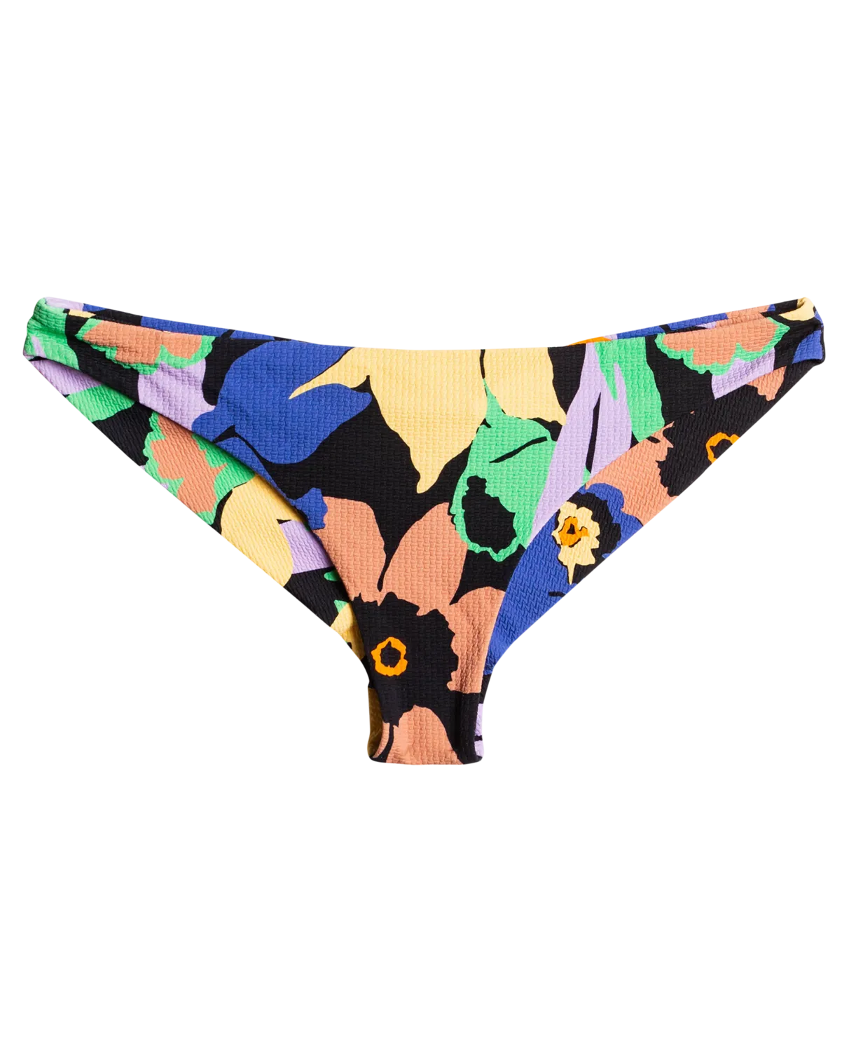 Color Jam Cheeky Bikini Bottoms in Anthracite Flower Jammin