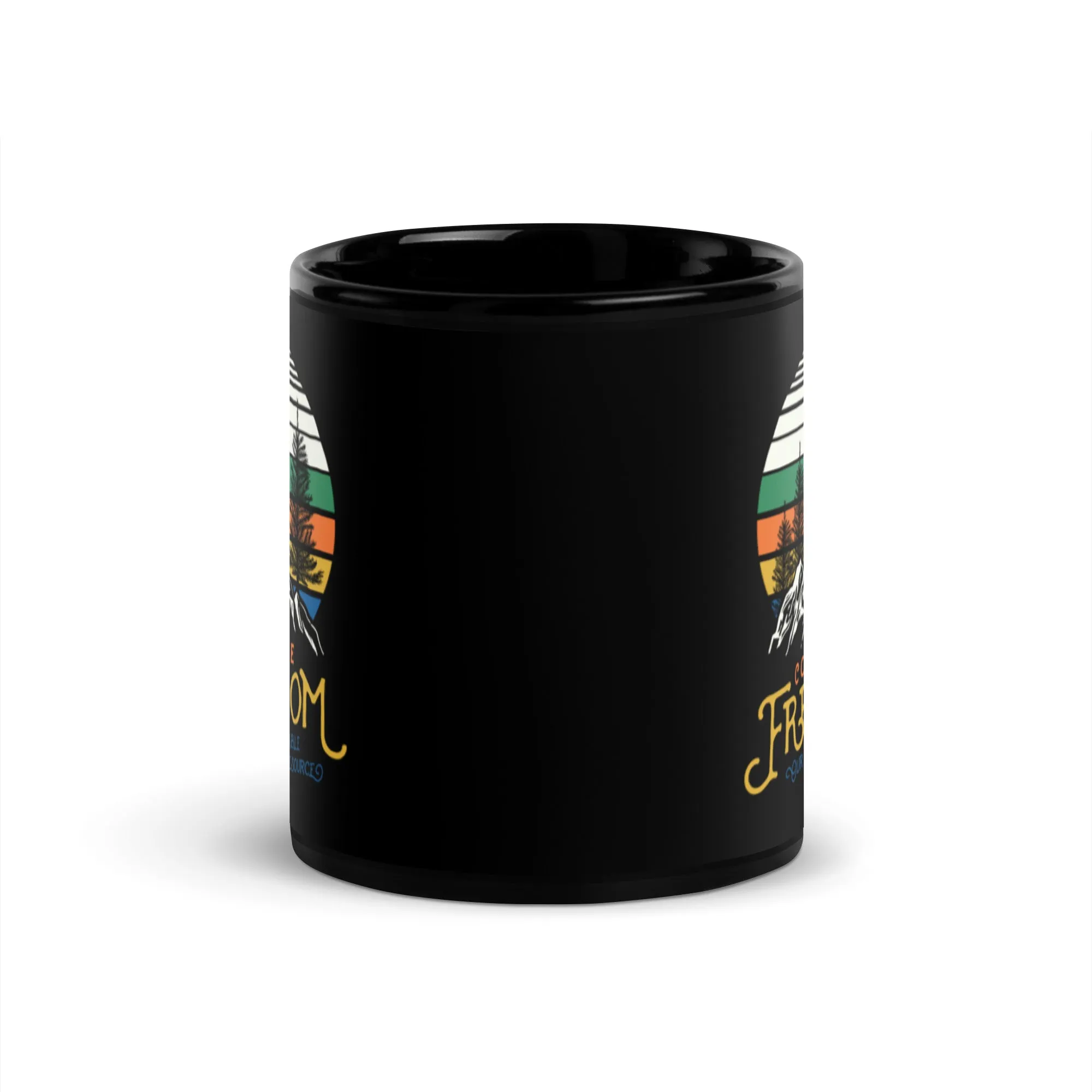 Conserve Freedom Black Mug