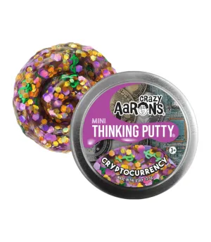 Crazy Aaron's Thinking Putty Mini Tin Assortment - Cryptocurrency
