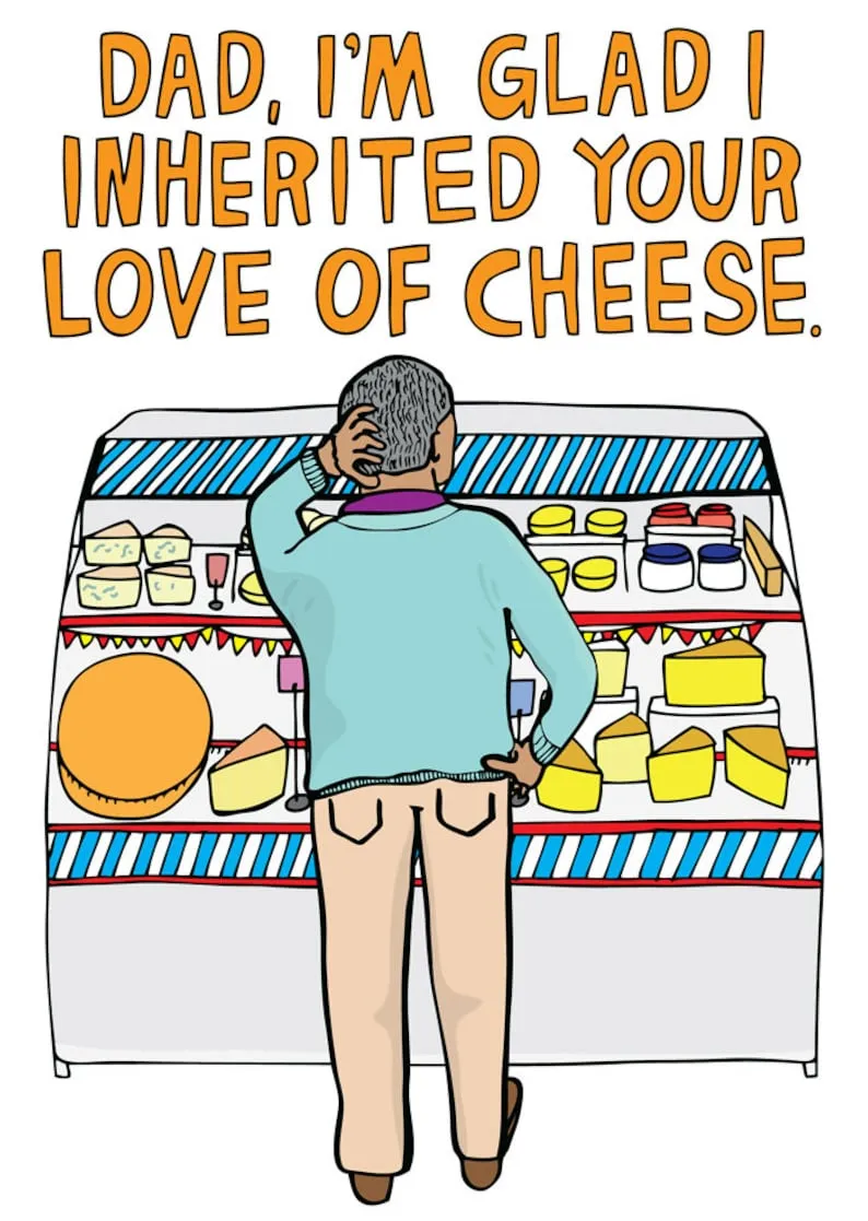 Dad Love of Cheese Card