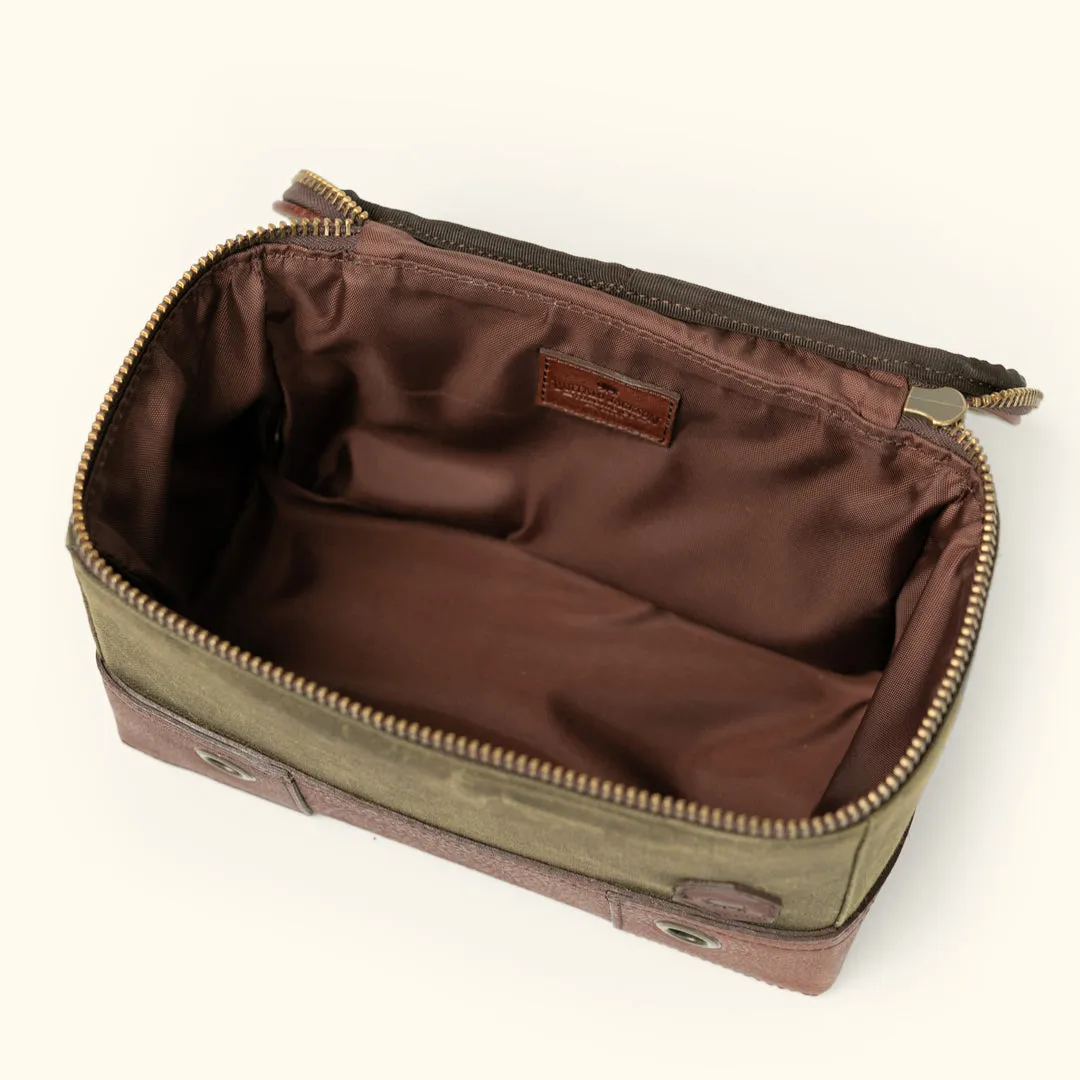 Dakota Shell Shooting Bag | Waxed Canvas and Leather