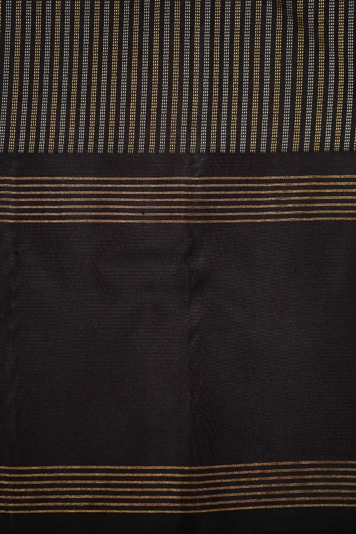DARK CHOCOLATE PURE KANCHIVARAM SILK SAREE