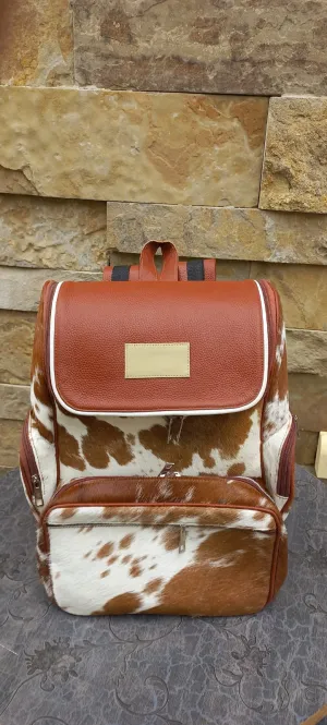 Diaper Bag Backpack | Customize Laptop Backpack Cowhide Travel Bag