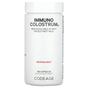 Dietary supplement Codeage Immuno Colostrum, 180 capsules