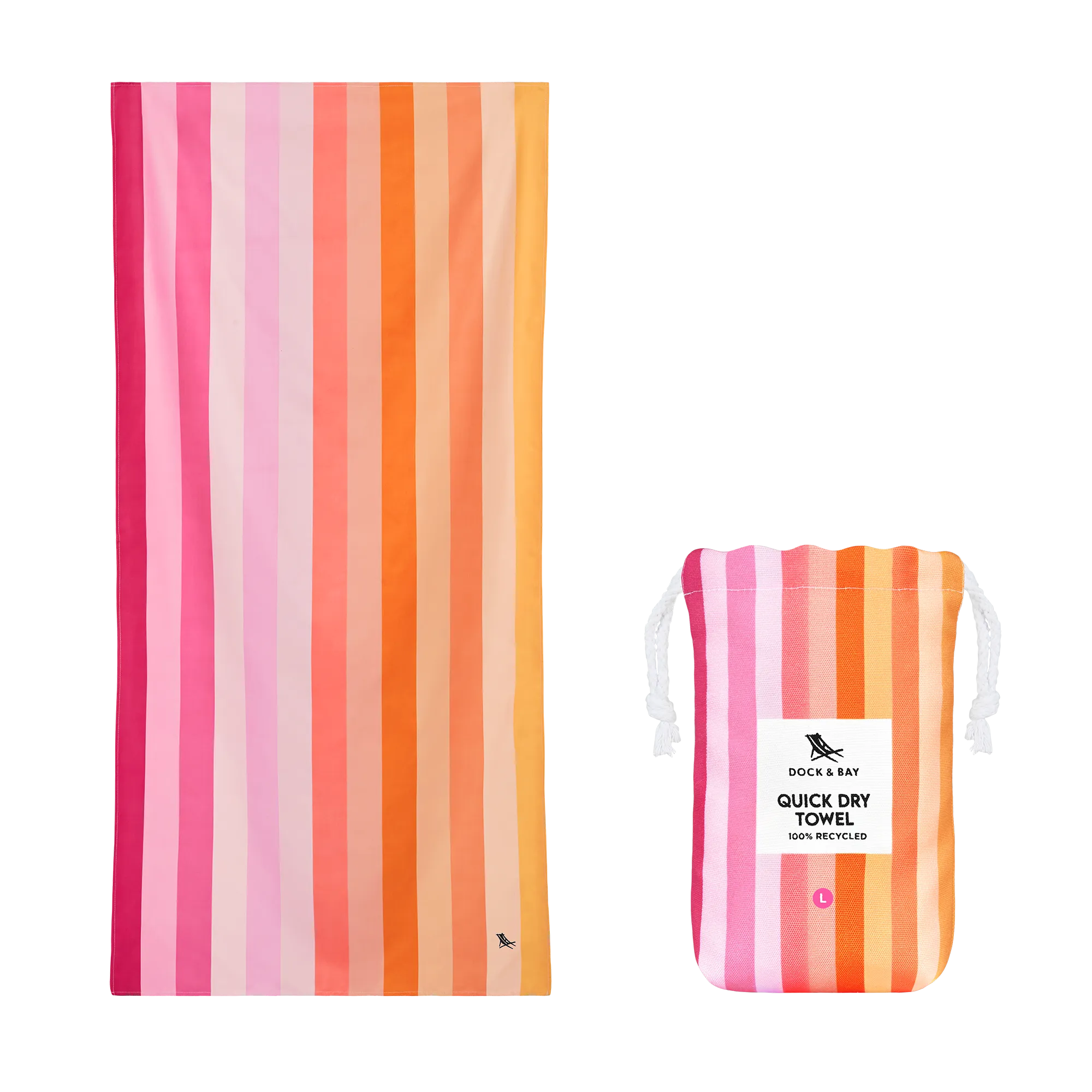 Dock & Bay Quick Dry Towel: Miami Sorbet