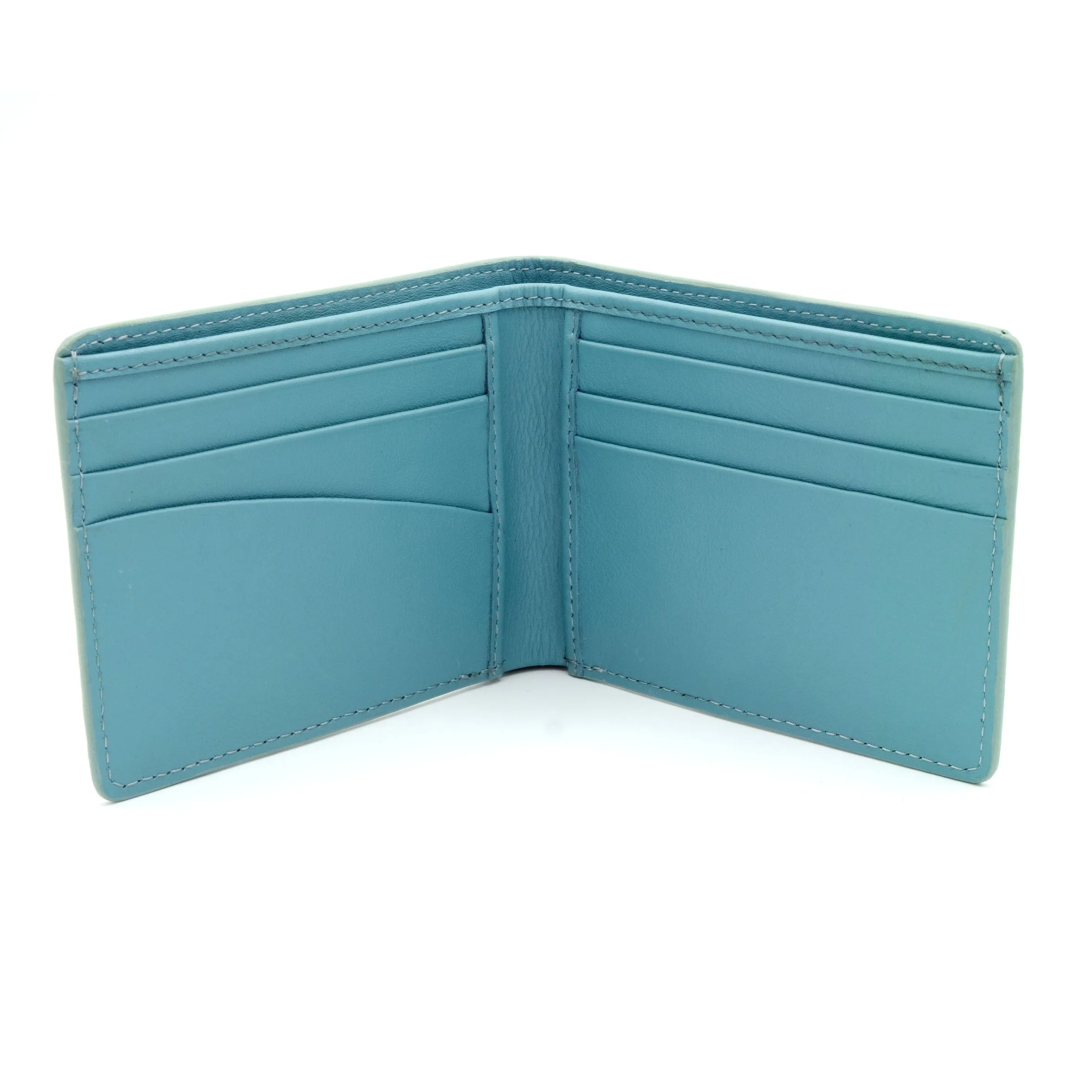 Dusit Men's Grey Motif Bi Fold Wallet