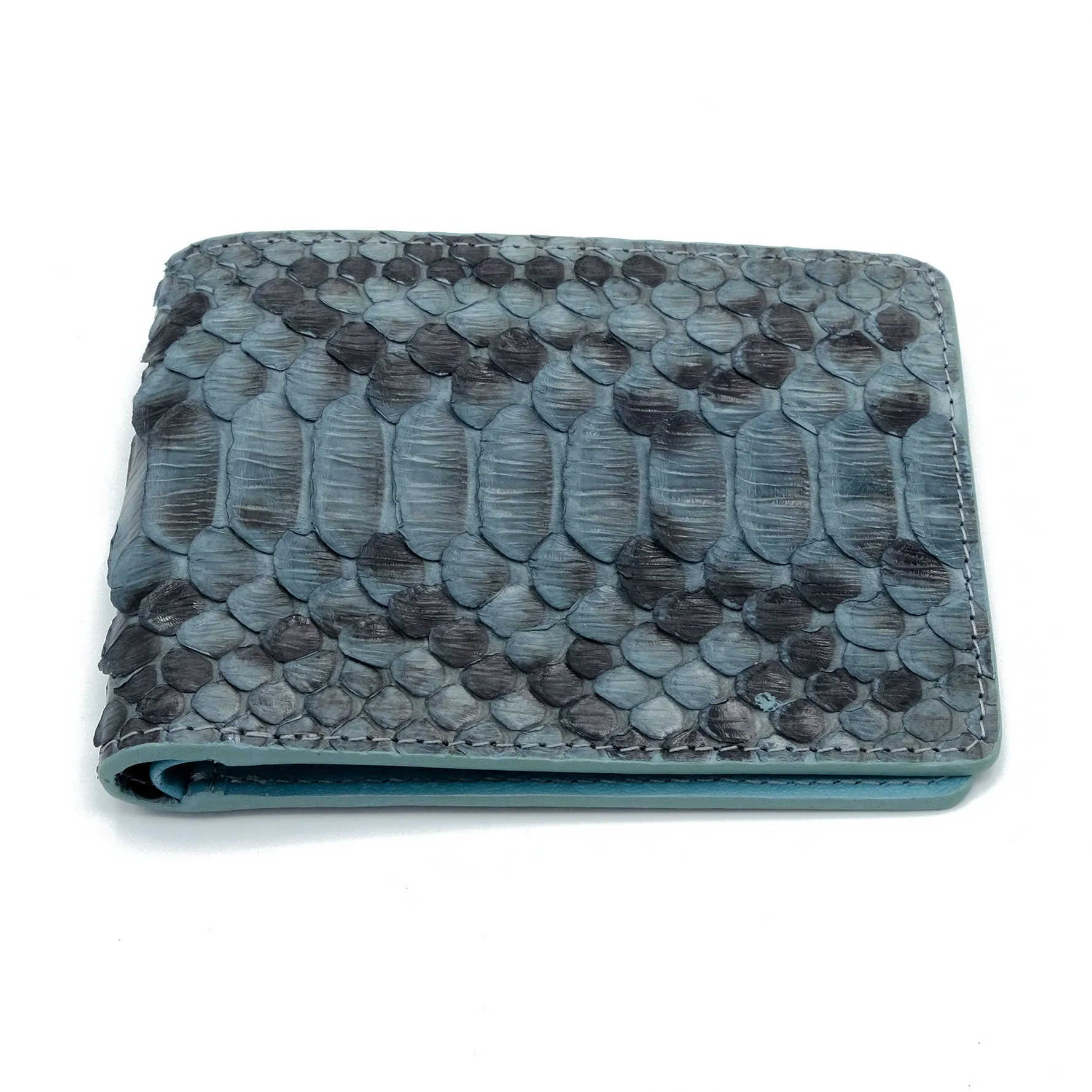Dusit Men's Grey Motif Bi Fold Wallet