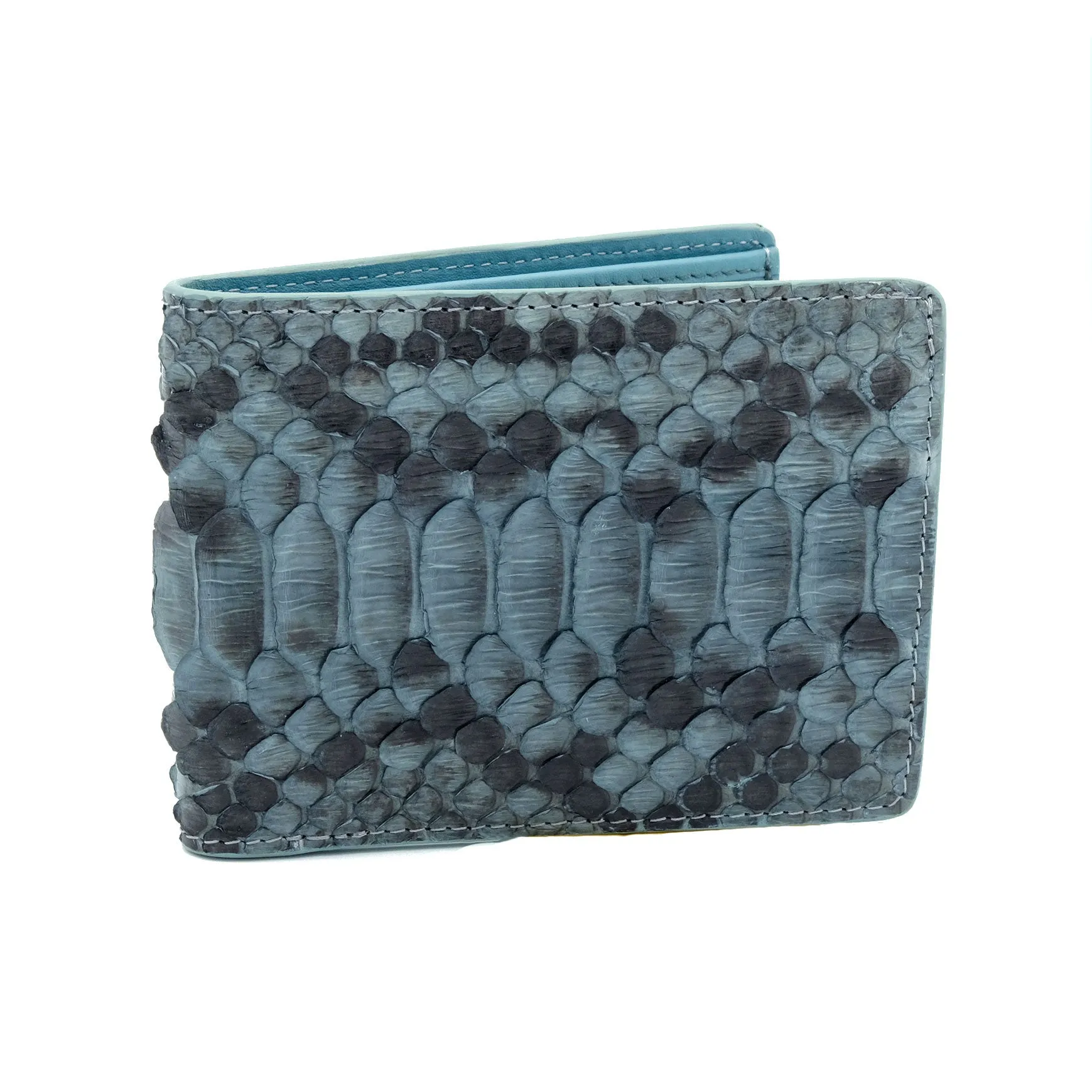 Dusit Men's Grey Motif Bi Fold Wallet