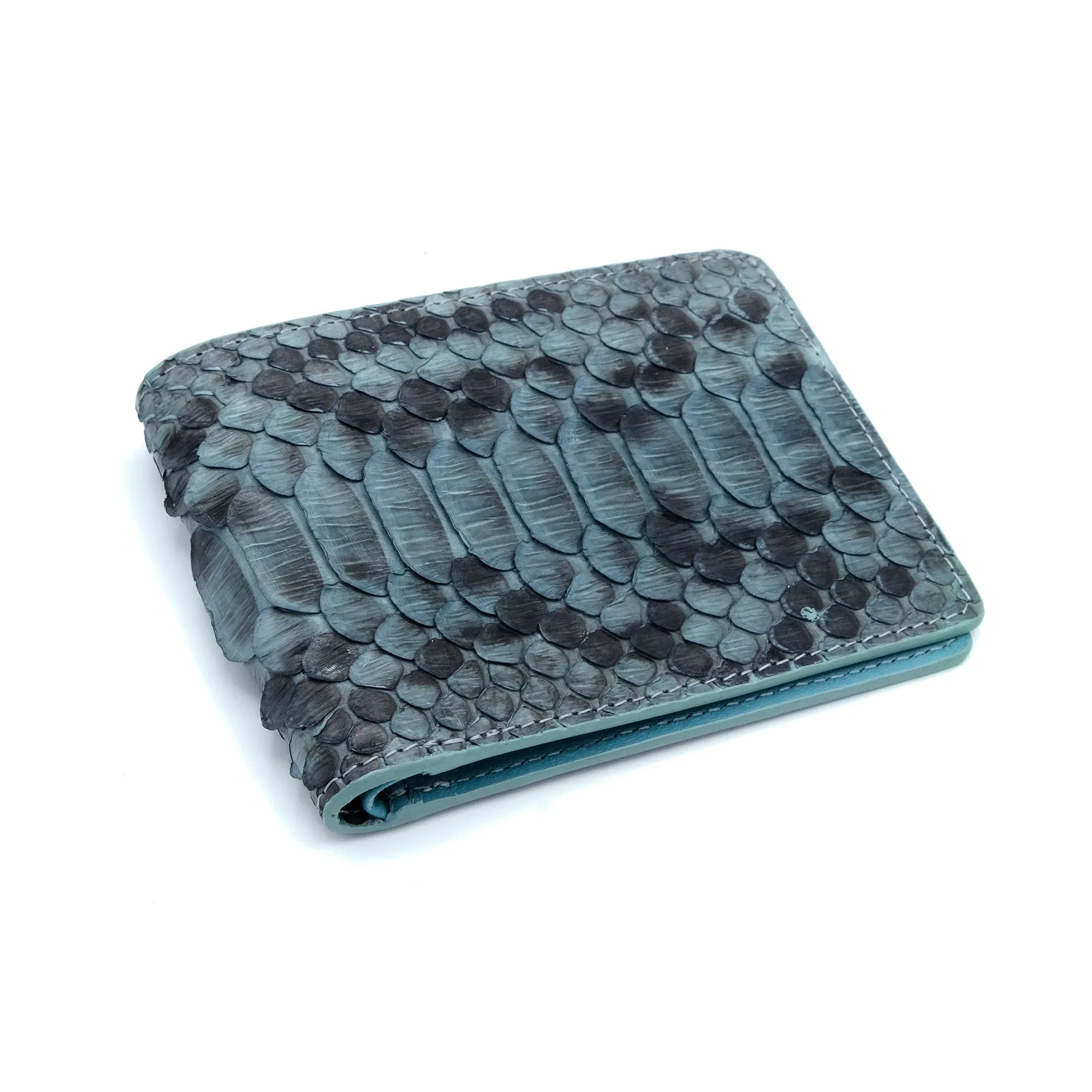 Dusit Men's Grey Motif Bi Fold Wallet