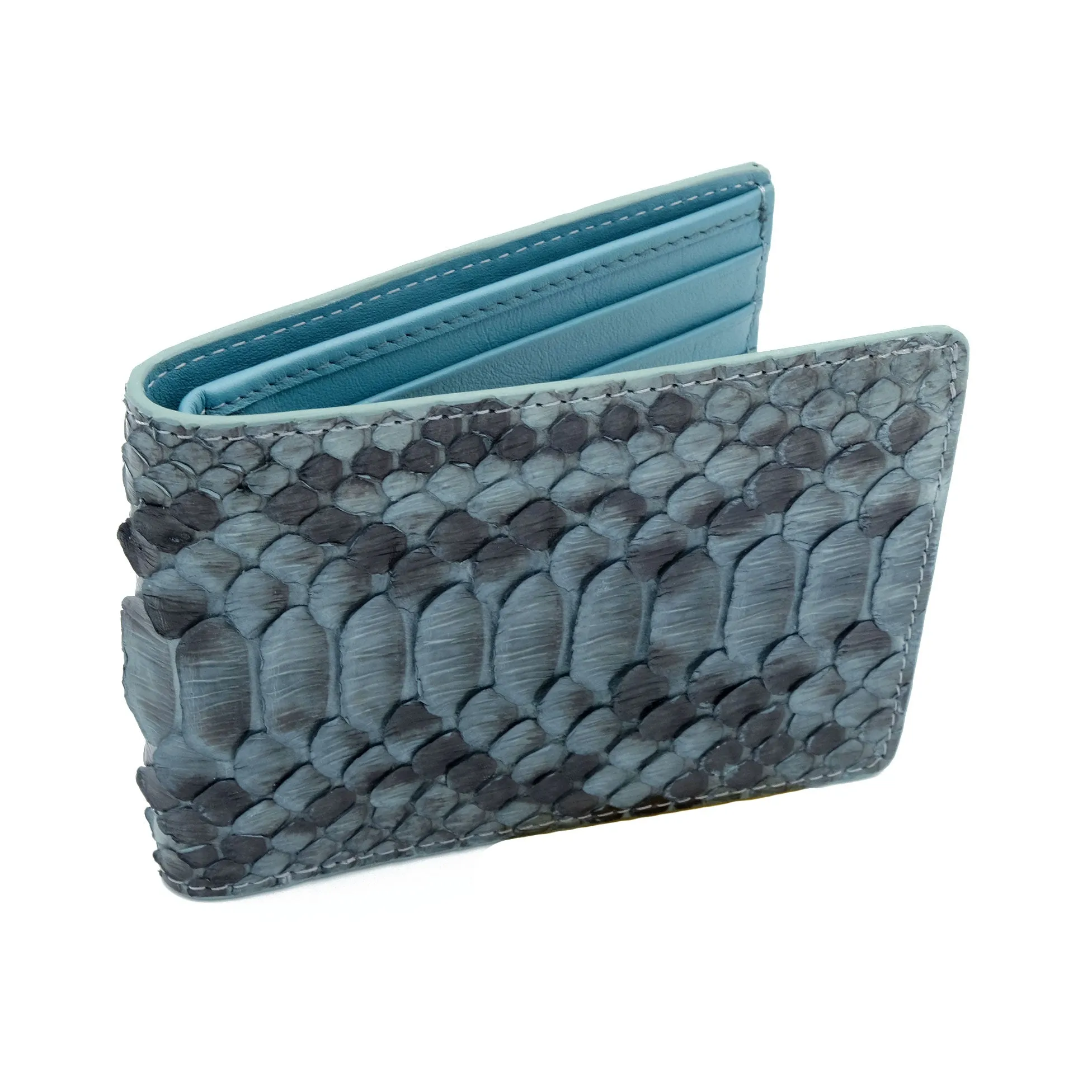 Dusit Men's Grey Motif Bi Fold Wallet