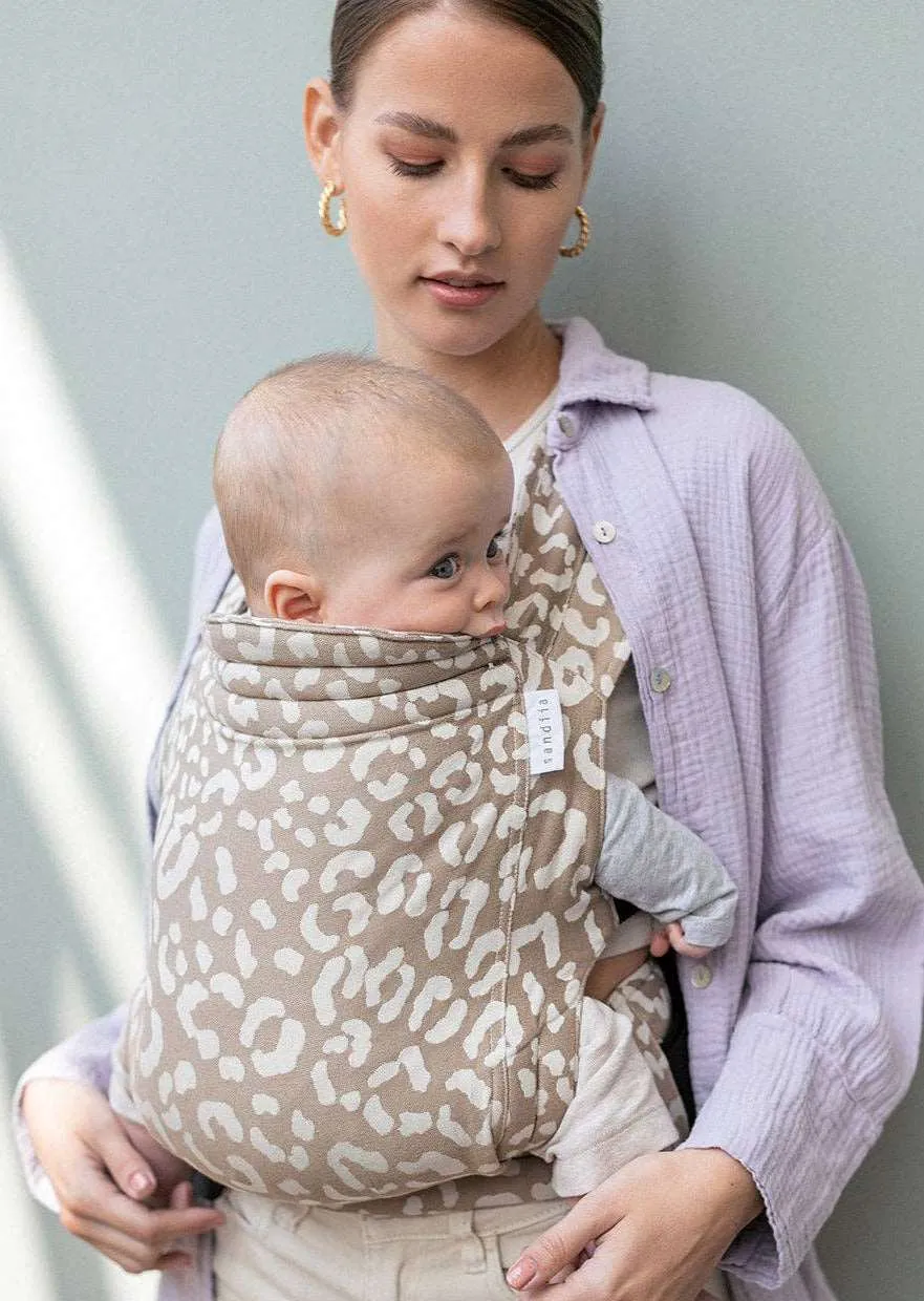 Earth Leopard Organic Cotton Baby Carrier