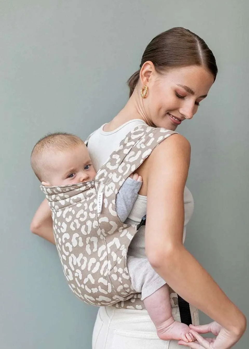 Earth Leopard Organic Cotton Baby Carrier